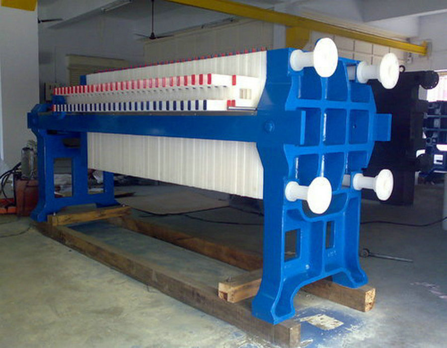 Small Machine Filter Press With Hydraulic System Operation
