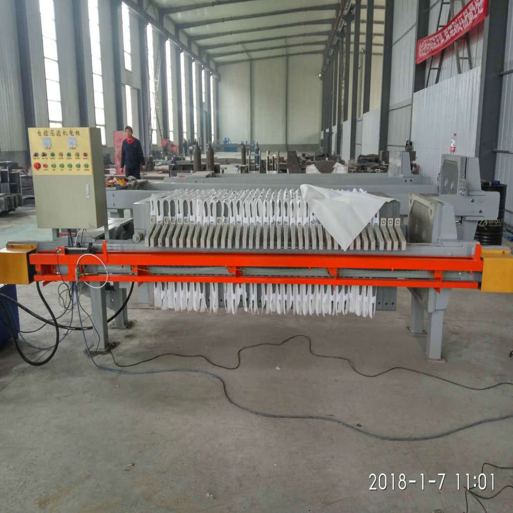 Chamber Membrane Filter Press With Hydraulic Pump